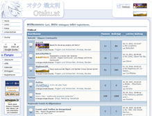 Tablet Screenshot of forum.otaku.at